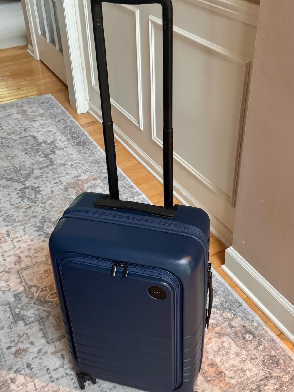 ✈️ LIKE NEW Monos Carry-On Pro Plus Luggage | Ocean Blue